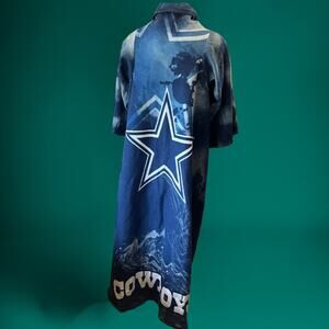 2011 NFL Dallas Cowboys Comfy Fleece Blanket Jacket One Size Fits Most Vintage